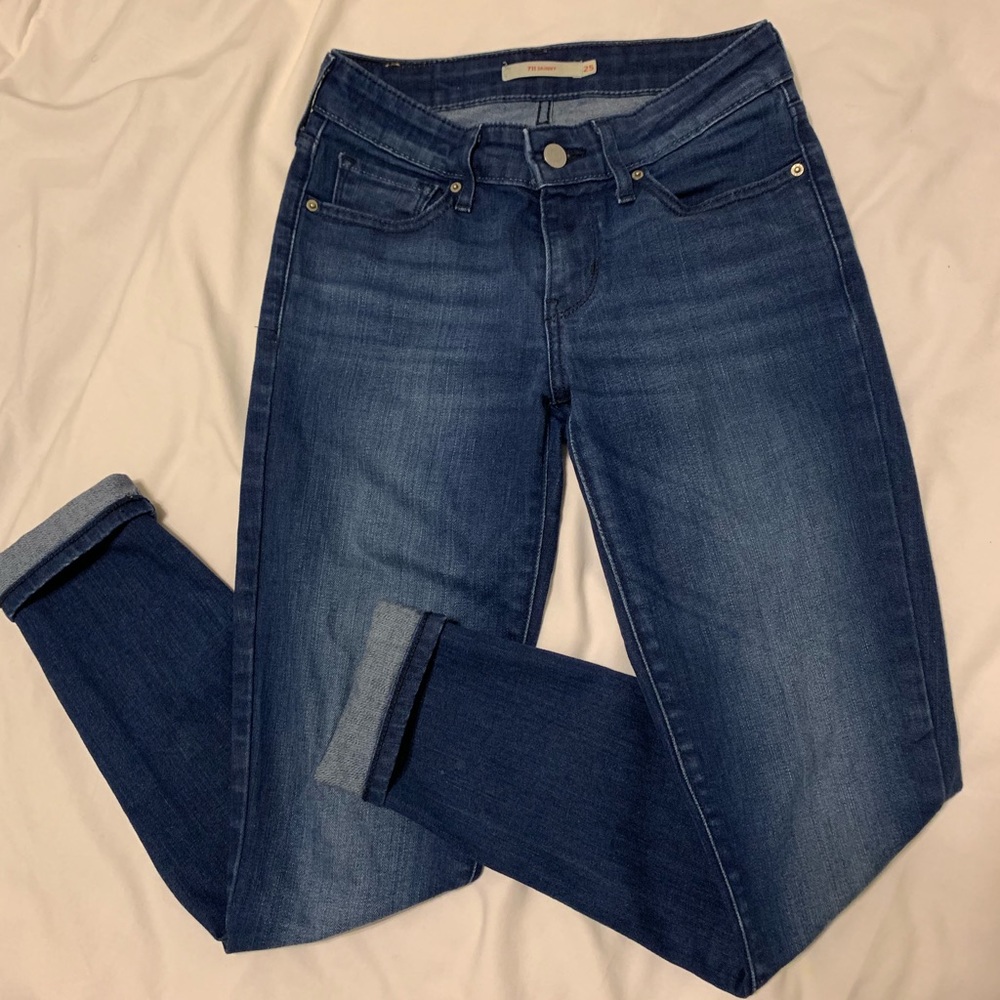 Levis 711 Skinny Denim Wash